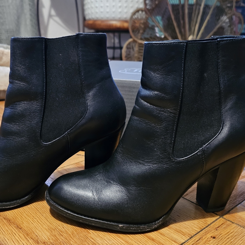 Women's Black Puma Avenue Ankle Boots | Thursday Boot Co. | Size 8.5